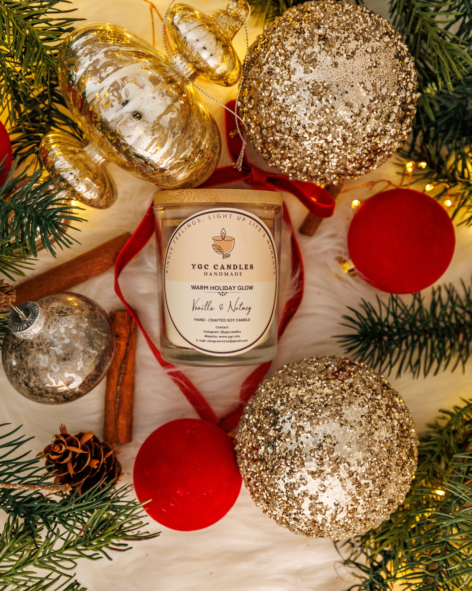 Warm Holiday Glow Candle 7 oz