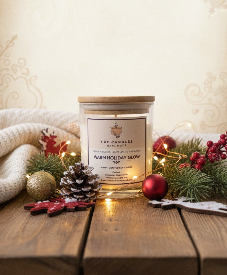 Warm Holiday Glow Candle 7 oz